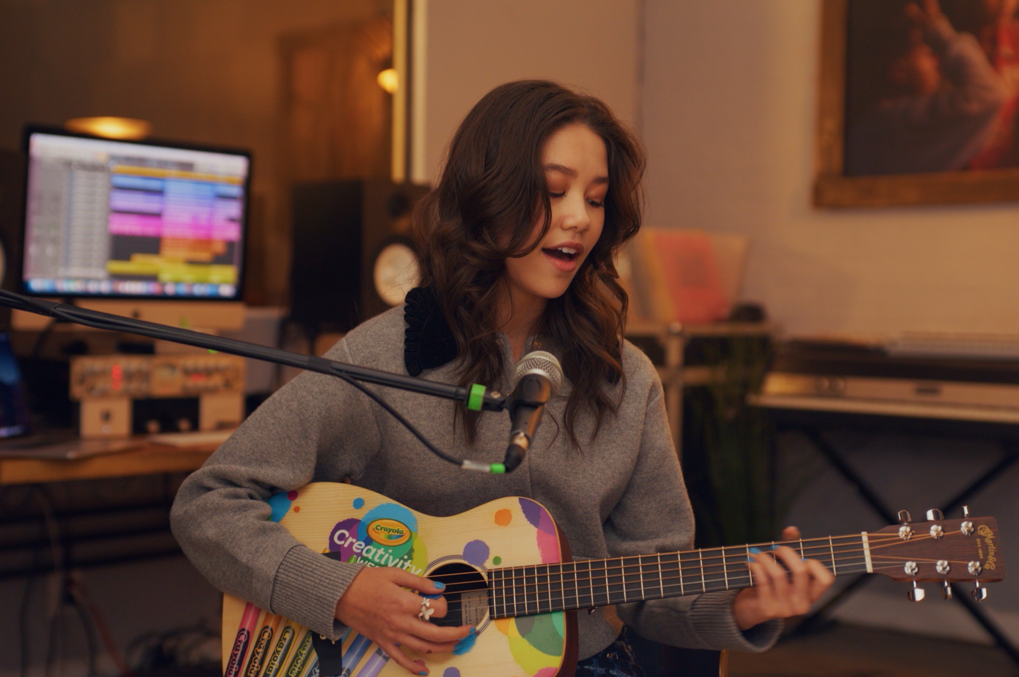 Crayola Video Production Trends Reshaping Kids Media 4 Crayola video production on set artist interview still