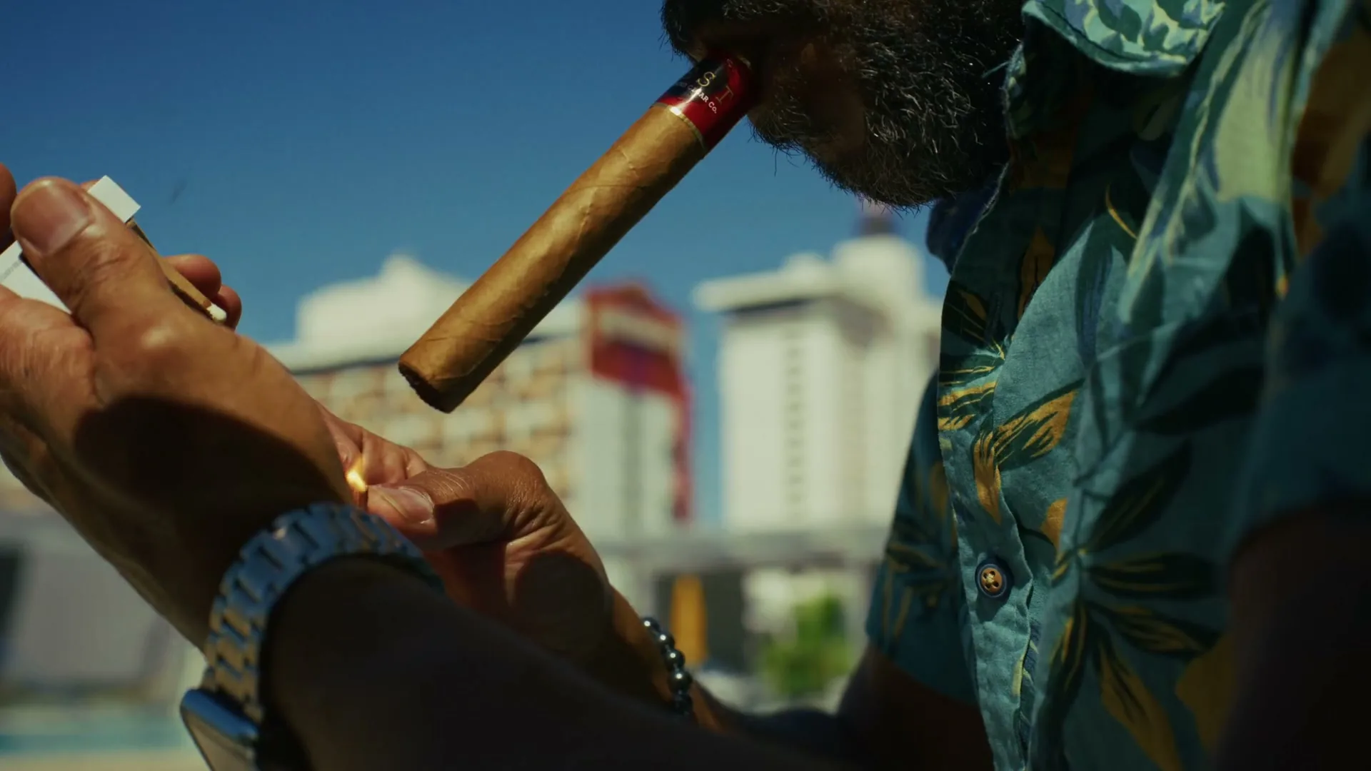 Brotherhood and Blackjack 12 Brotherhood and Blackjack cigar moment, Las Vegas hospitality video production