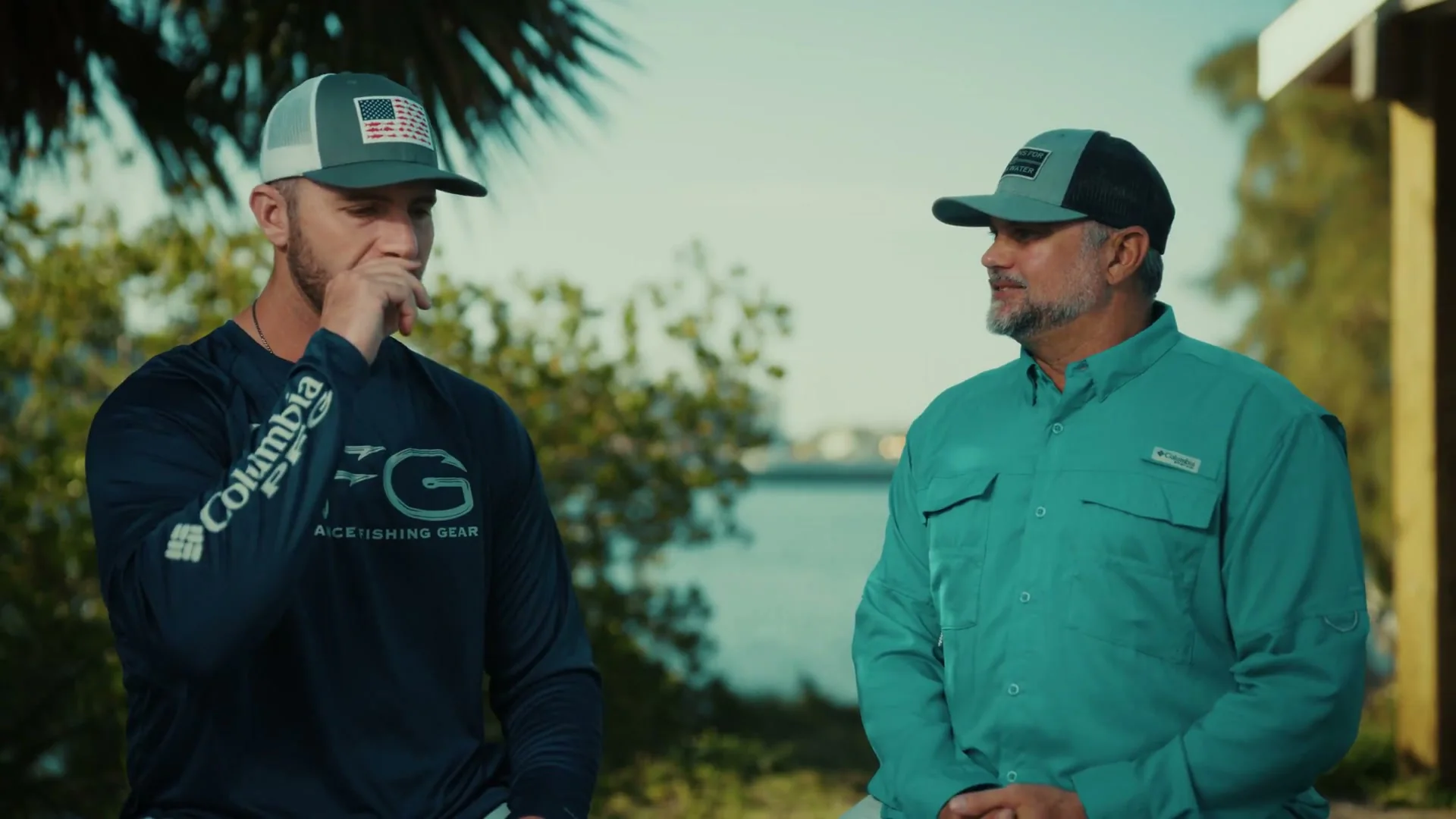 Columbia PFG: Pete Alonso 8 Pete Alonso and fishing guide in Columbia PFG gear on the boat