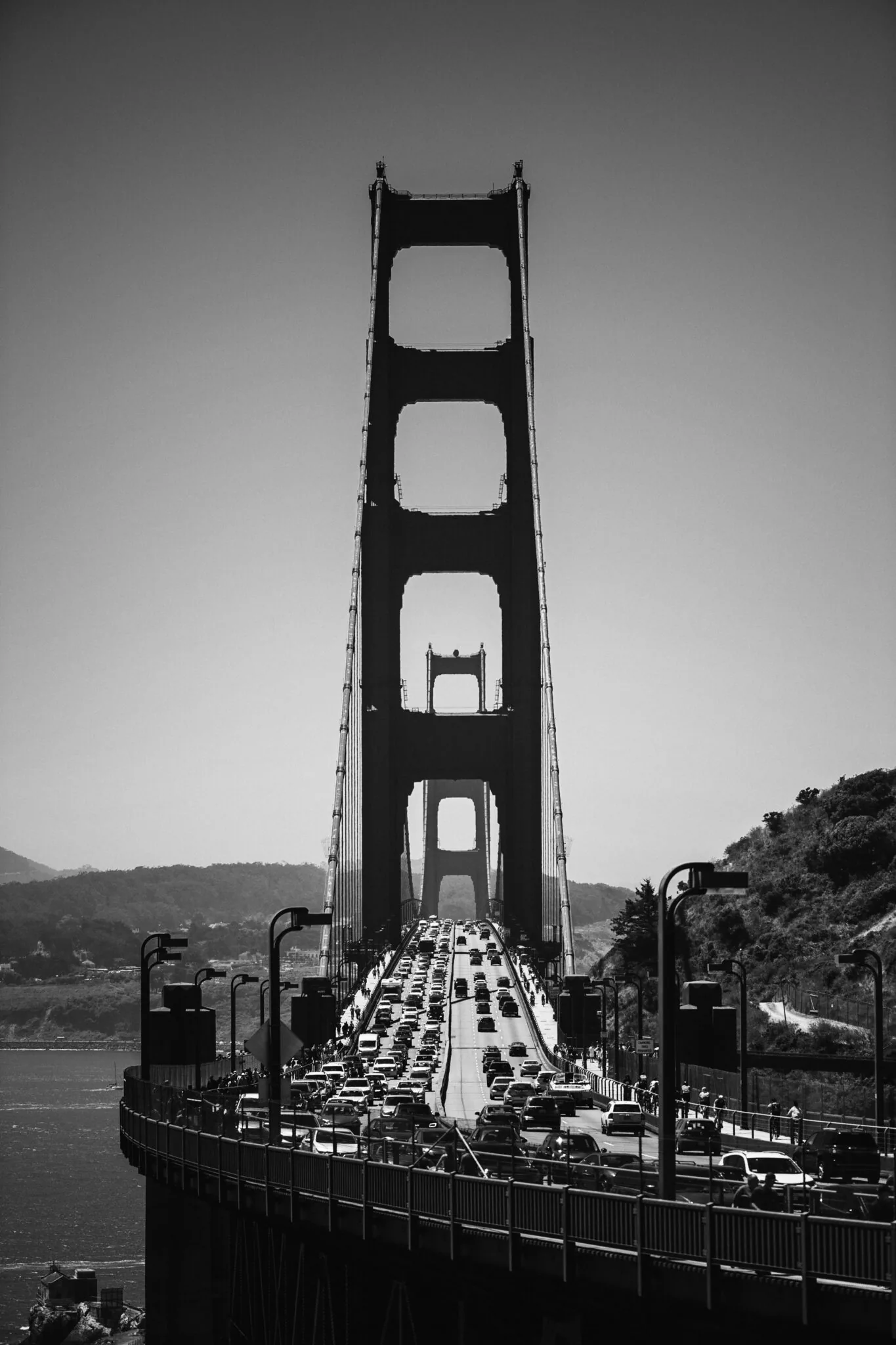 Video production San Francisco crew filming the Golden Gate Bridge