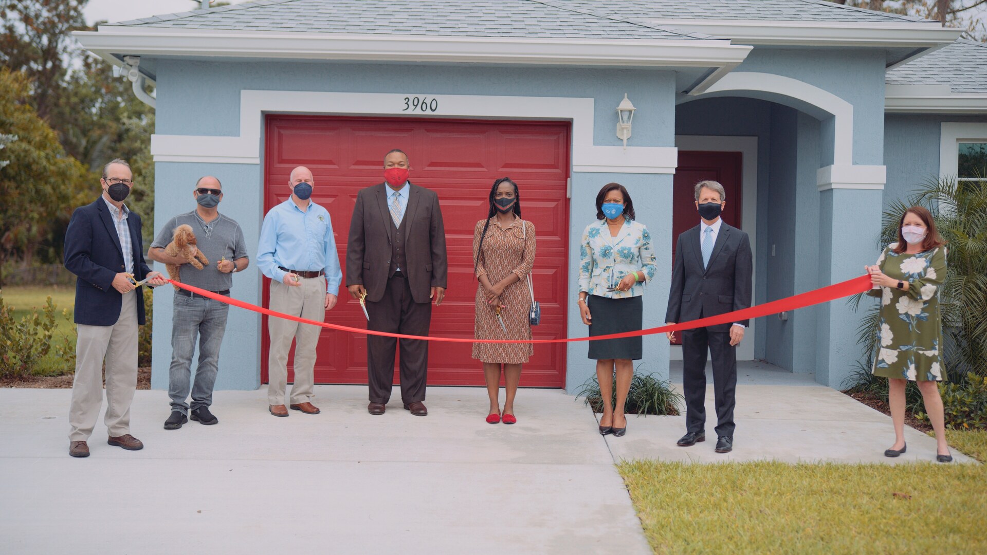 Community Land Trust 4 clt ribbon cutting lineup