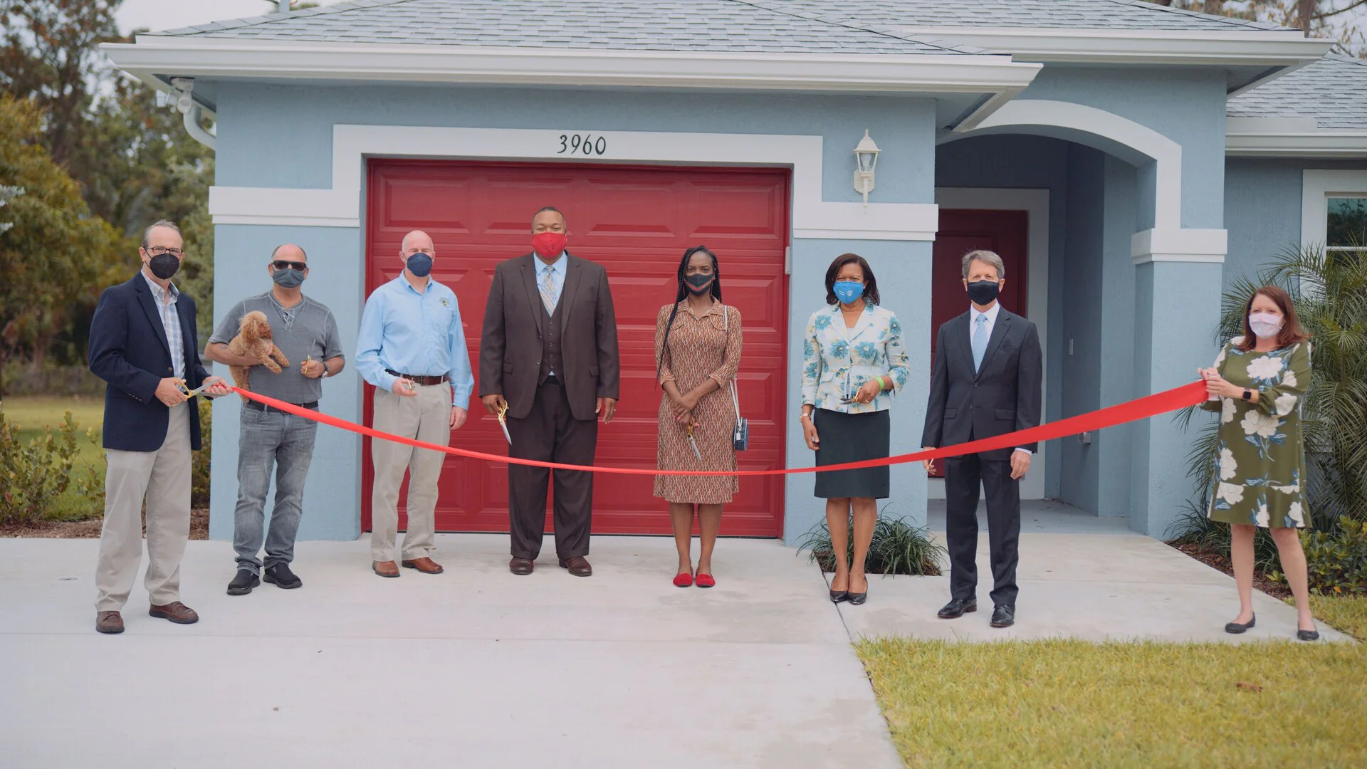 Community Land Trust 4 clt ribbon cutting lineup
