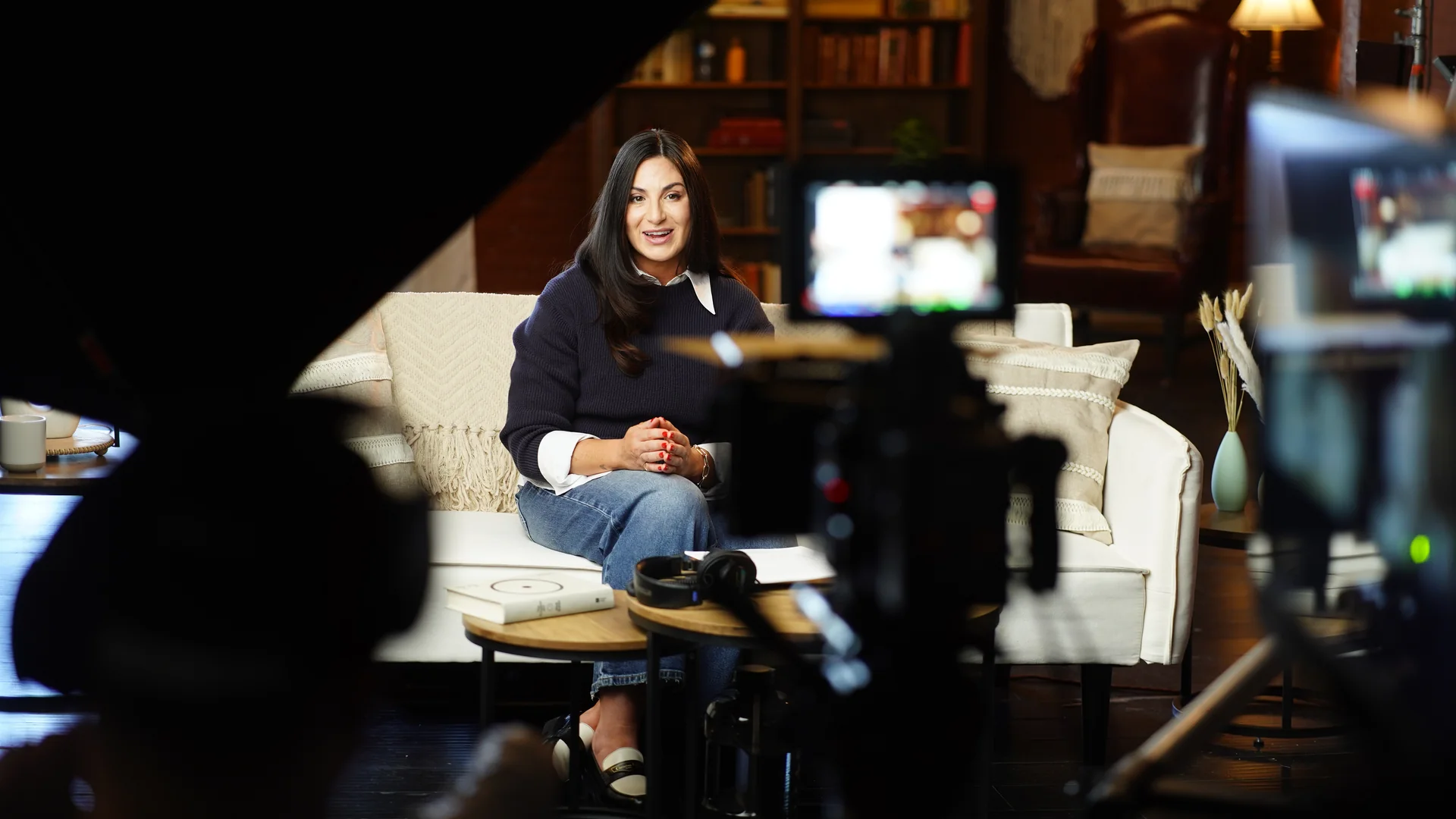 Corporate Video Production Cost. What You Actually Pay For 1 Crew filming a seated interview, the production day that drives the corporate video production cost