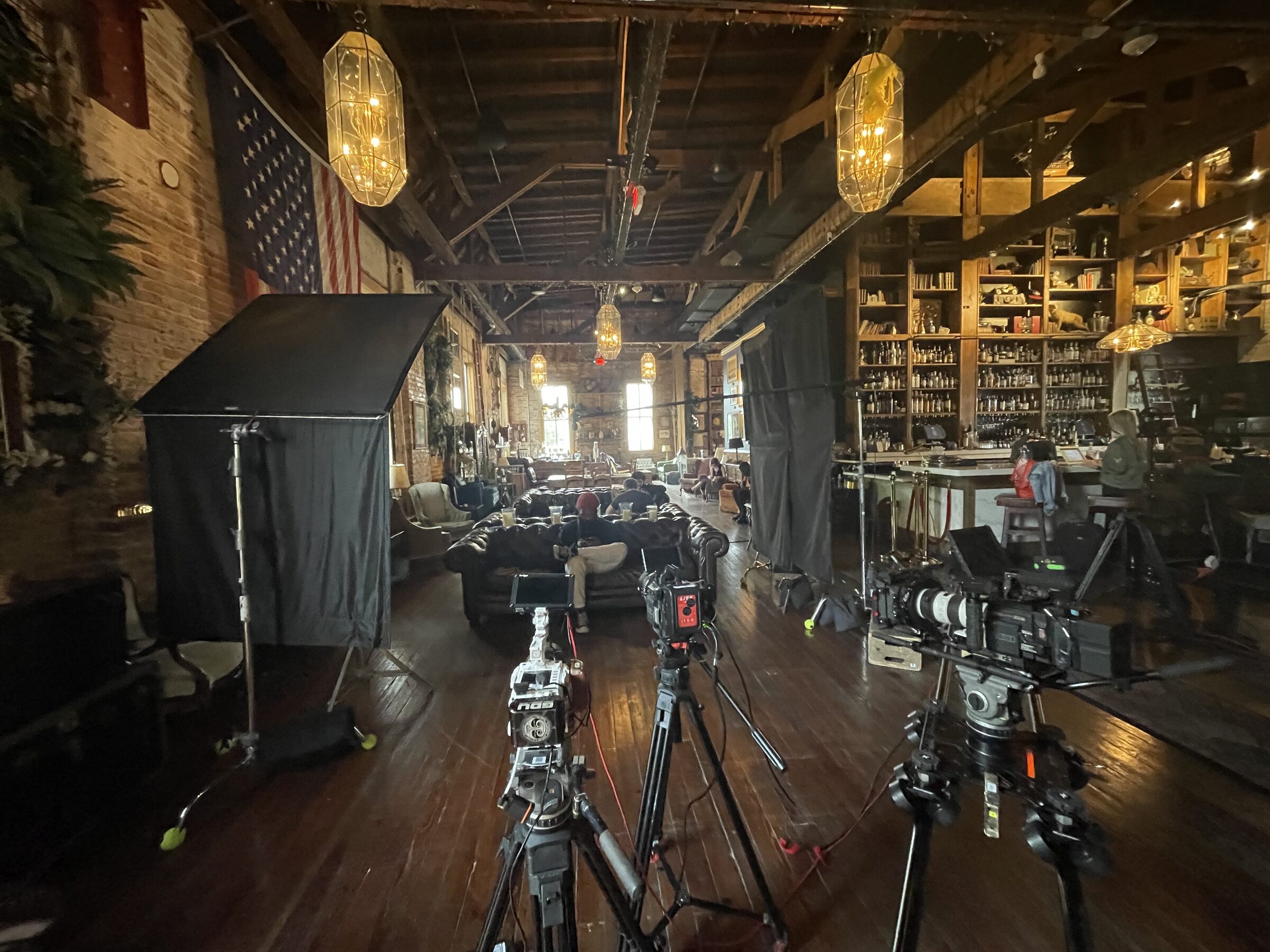 Fund Black Tech 7 Two camera interview set built for documentary video production