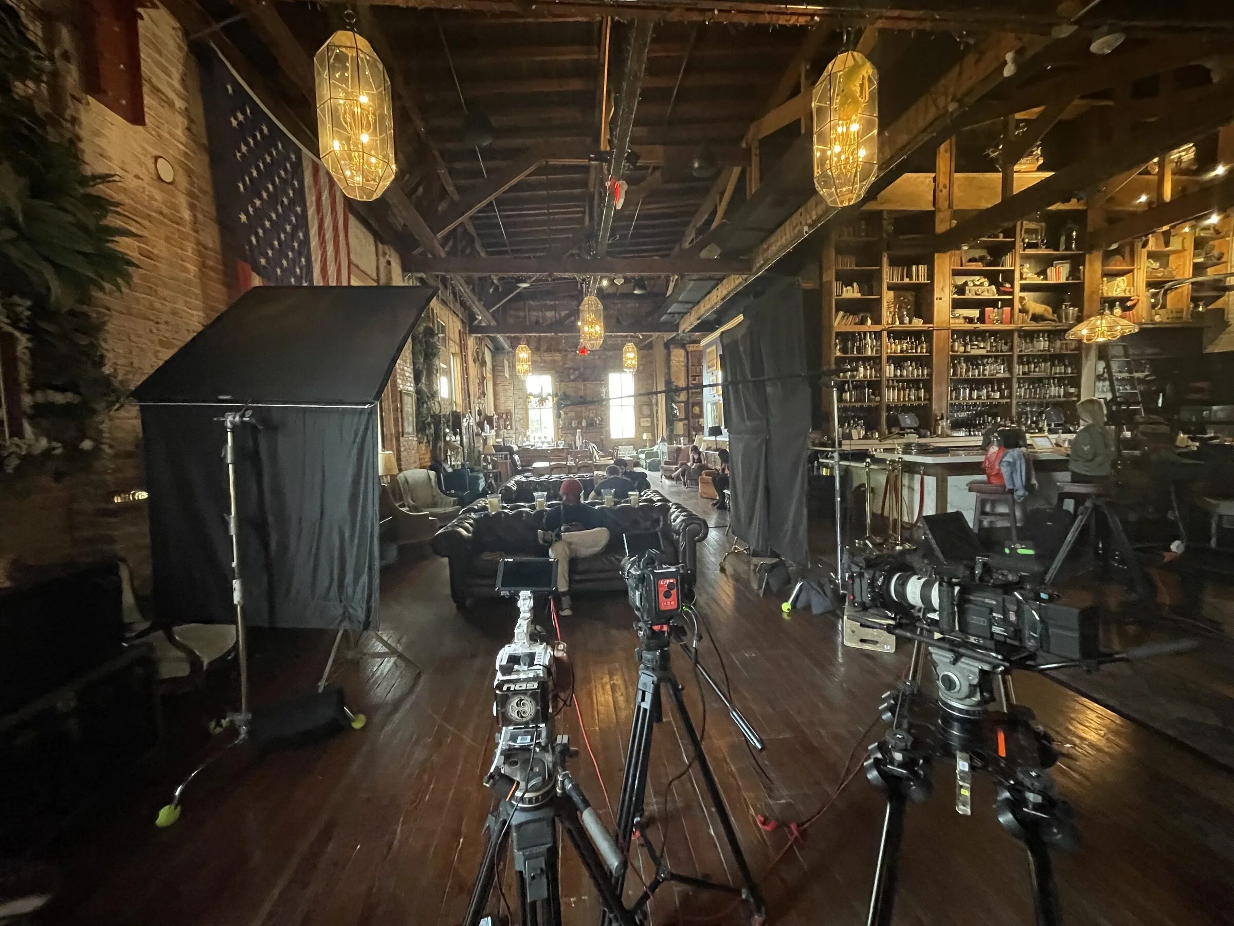 Fund Black Tech 35 Two camera interview set built for documentary video production