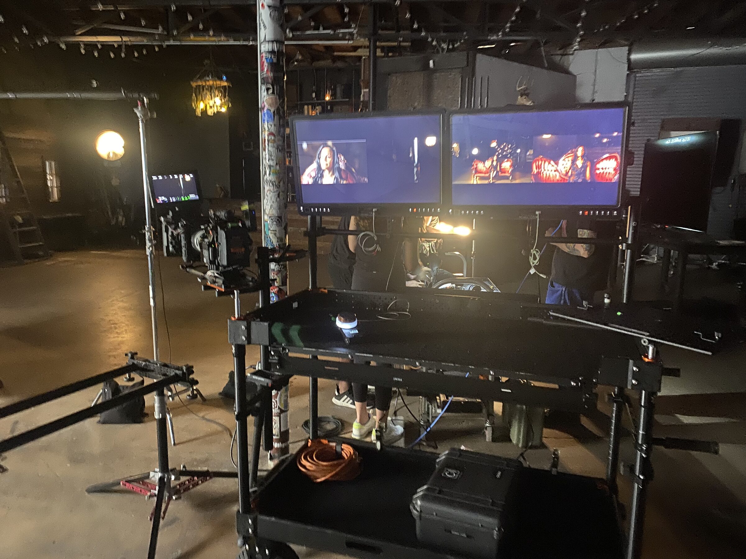 Fund Black Tech 5 Multi camera monitors during documentary video production