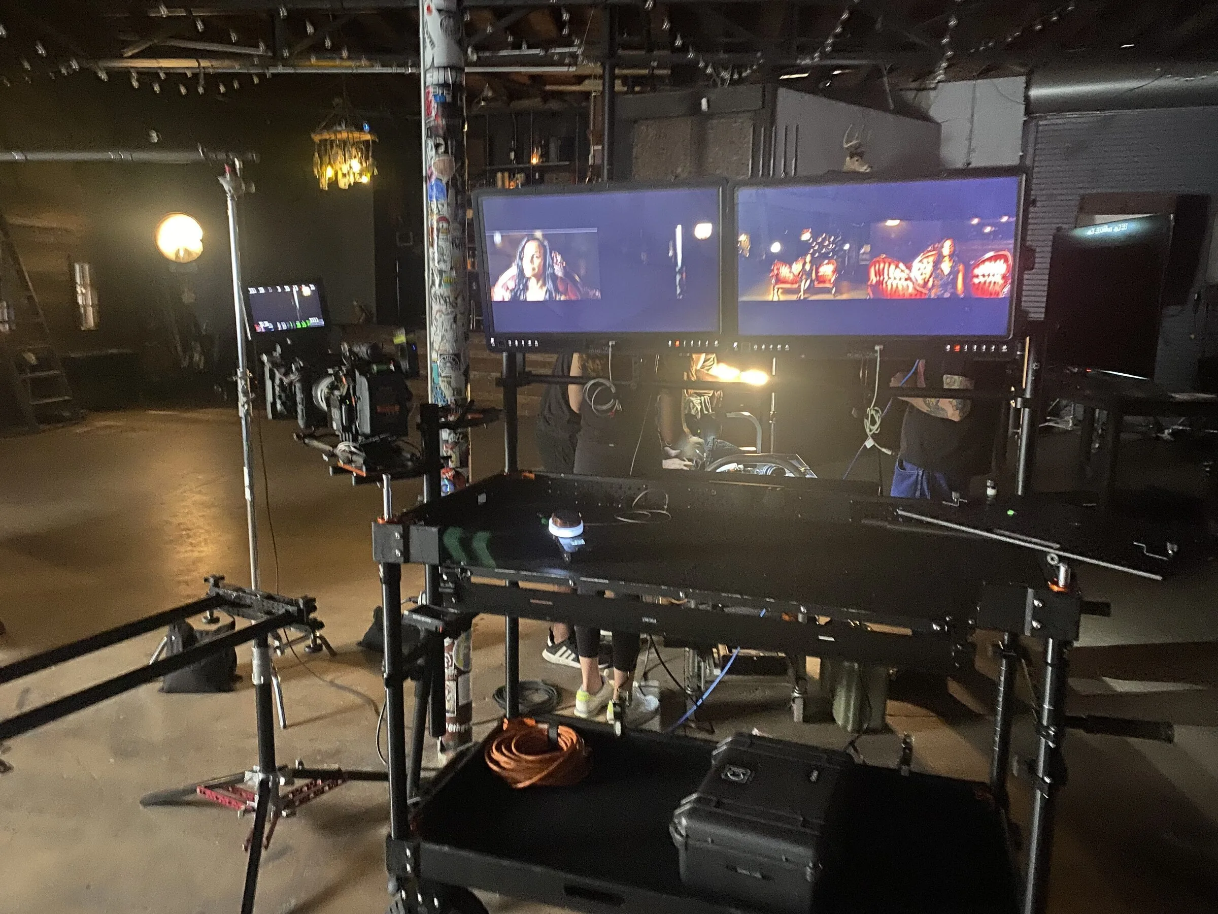 Fund Black Tech 33 Multi camera monitors during documentary video production