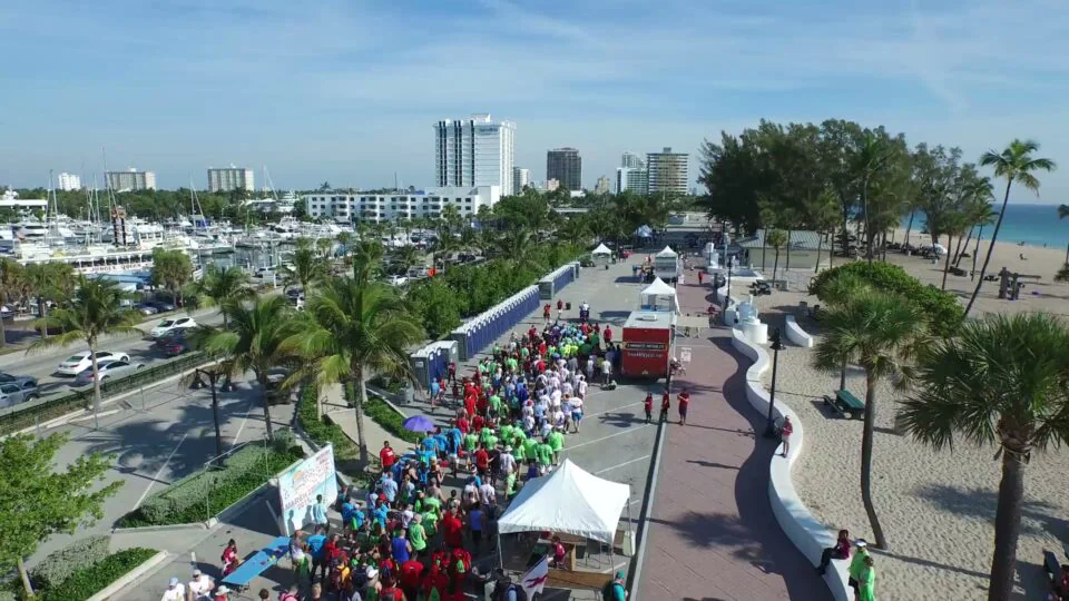Flo Rida 11 Concert video production aerial marina route by C and I Studios