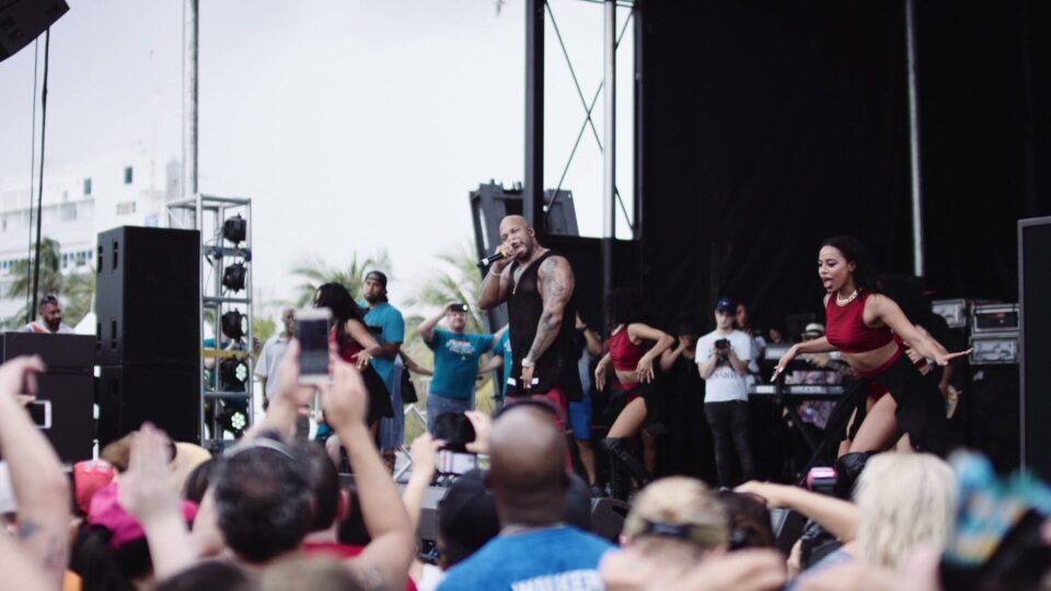 Flo Rida 10 Concert video production crowd view stage by C and I Studios