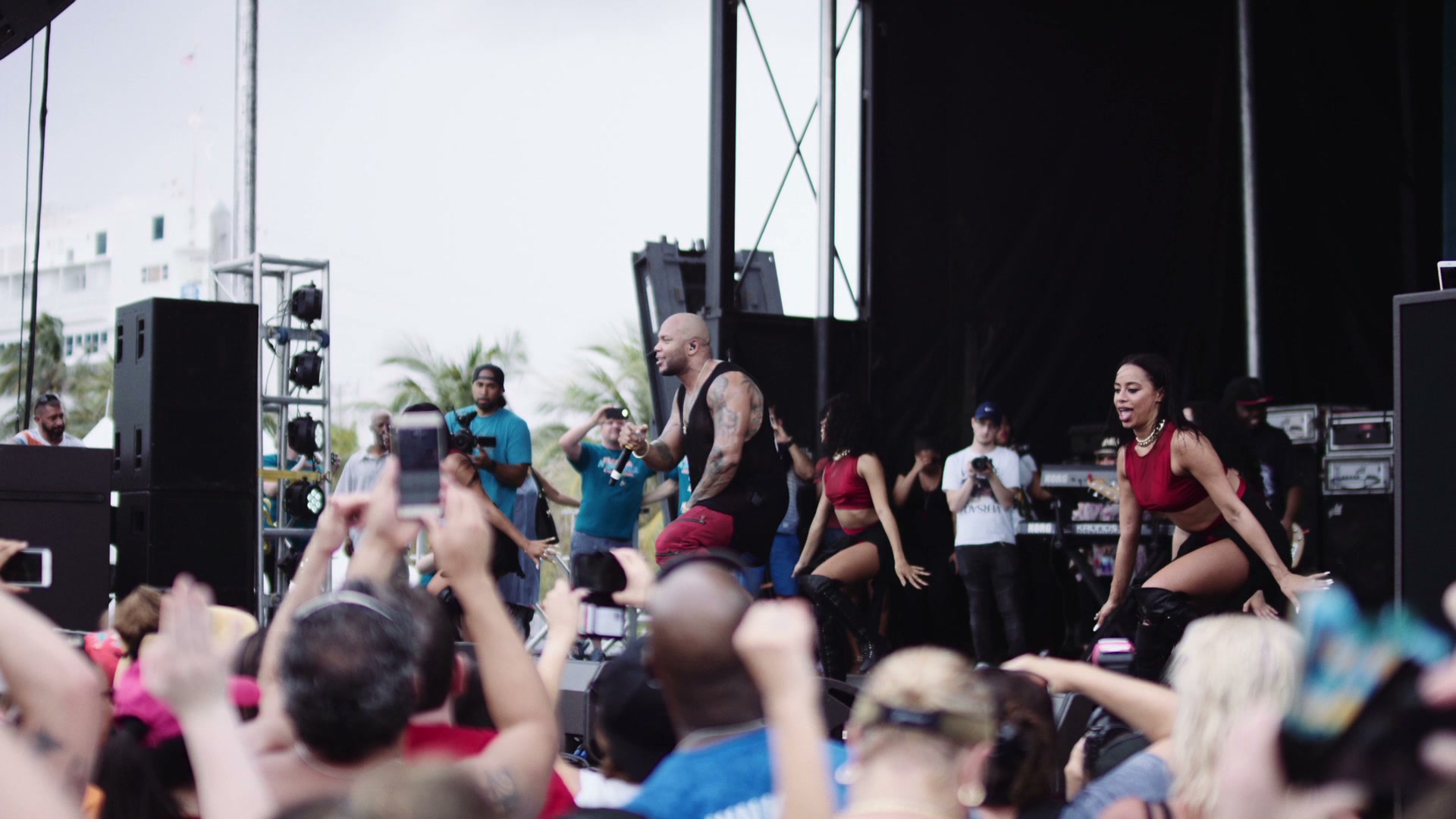 AIDS Healthcare Foundation 12 Florida AIDS Walk charity event video production crowd filming pit by C and I Studios