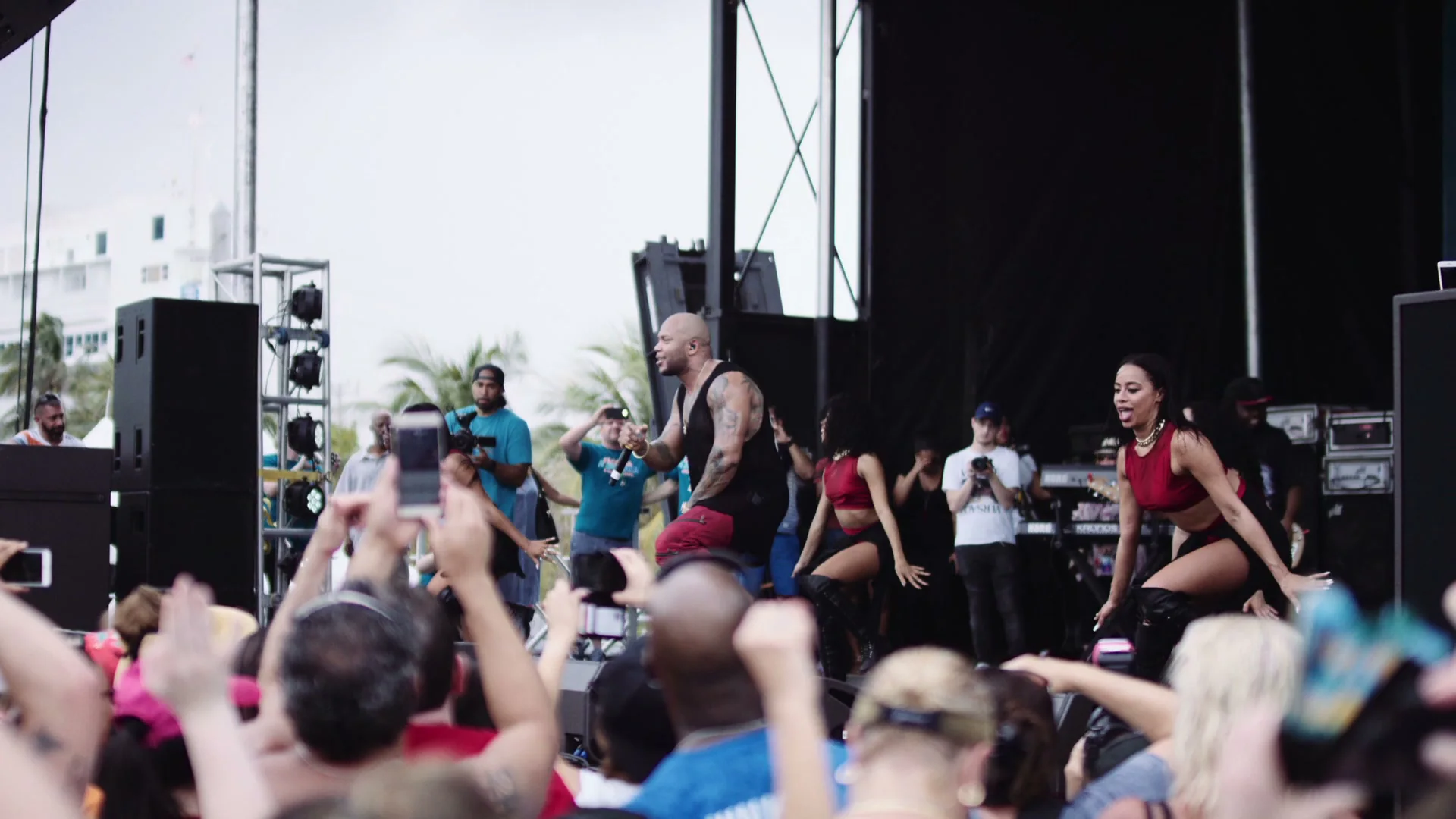 AIDS Healthcare Foundation 12 Florida AIDS Walk charity event video production crowd filming pit by C and I Studios