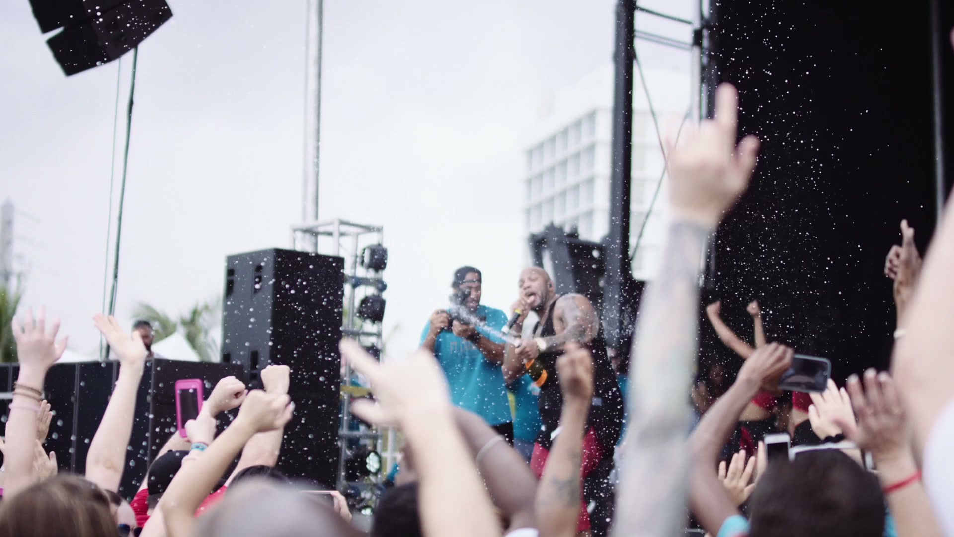 AIDS Healthcare Foundation 9 Florida AIDS Walk charity event video production crowd hands confetti by C and I Studios