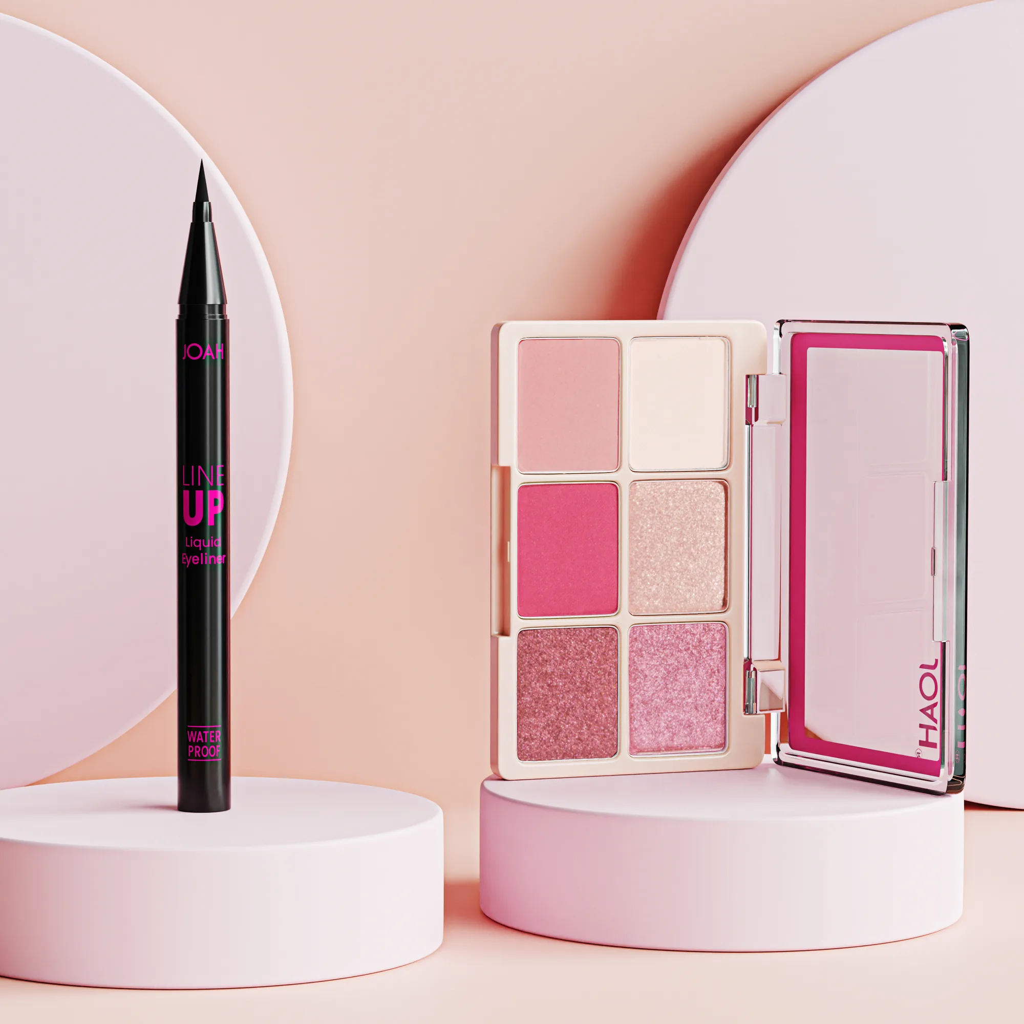 KISS 78 JOAH Beauty eyeliner and shadow palette 3D render produced by C&I Studios for KISS