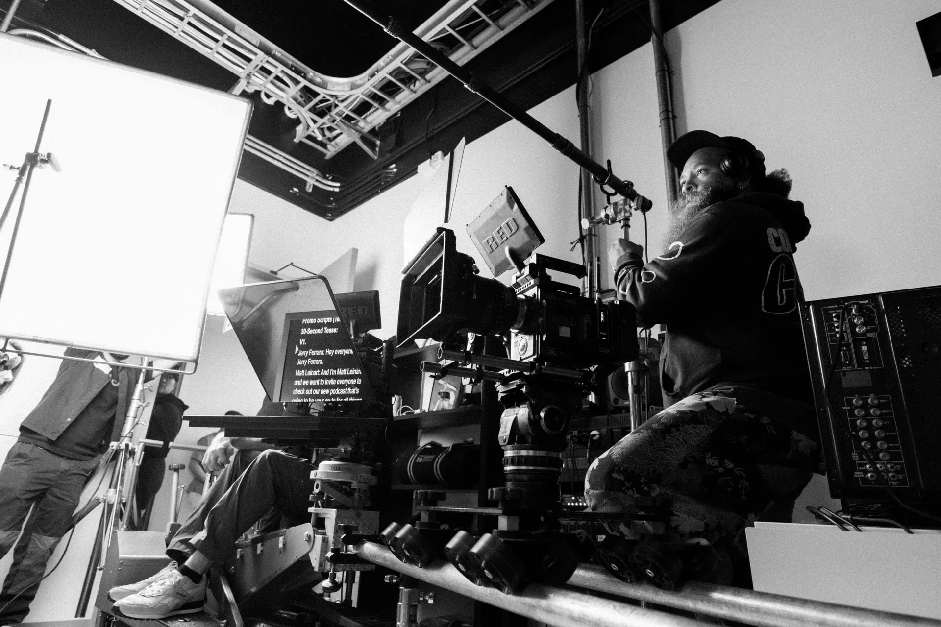 Tennis Channel 22 Camera operator on the two day Tennis Channel shoot in Los Angeles