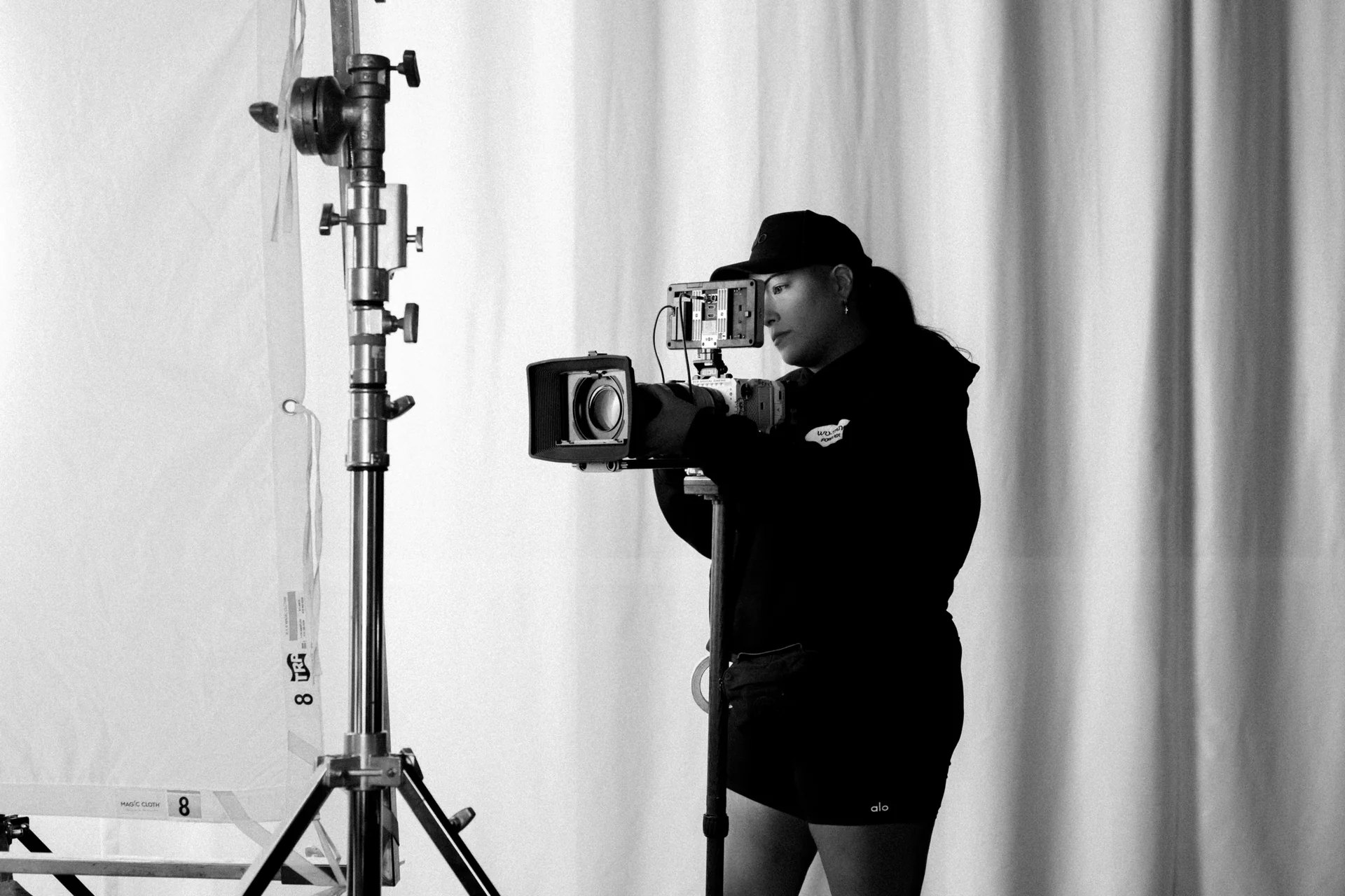 Tennis Channel 23 Camera setup on the Tennis Channel shoot in Los Angeles