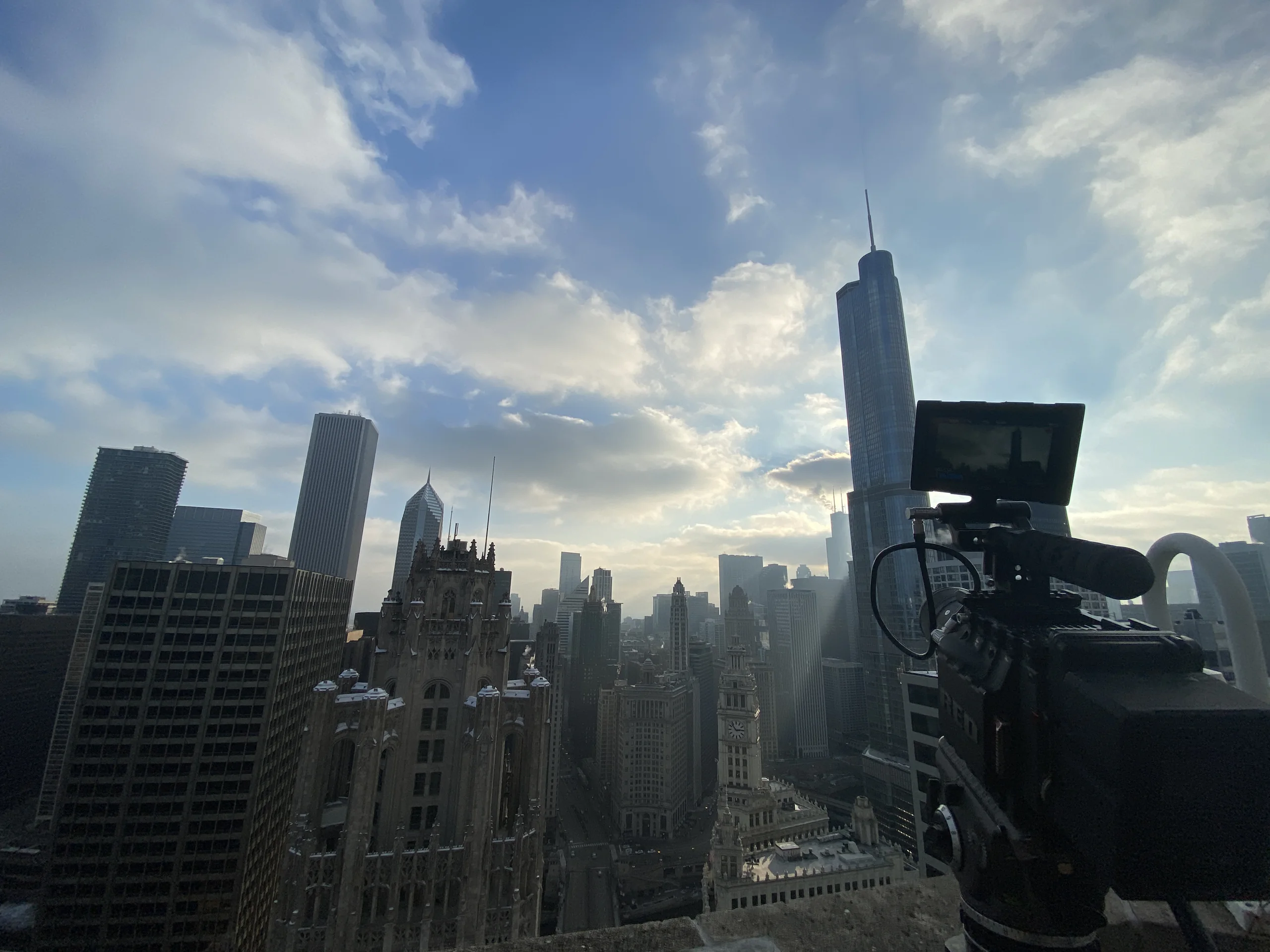 How Much Does Video Production Cost in Chicago? 3 On set with a C&I Studios production crew