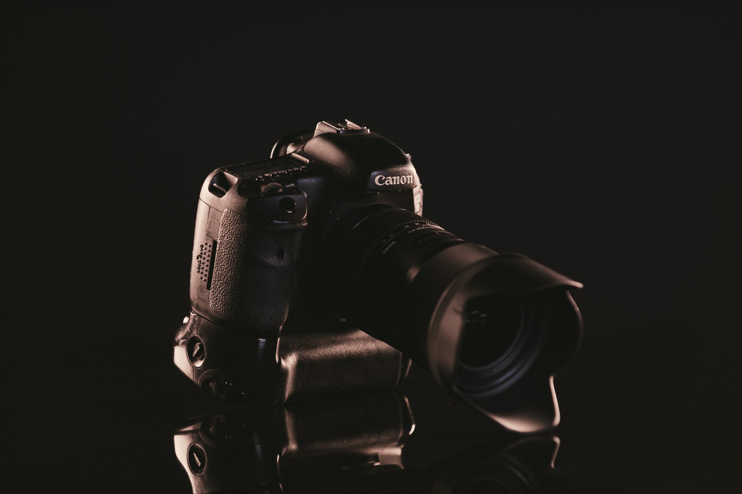 Production Gear 7 Canon DSLR camera body with battery grip and lens from the C&I Studios camera package