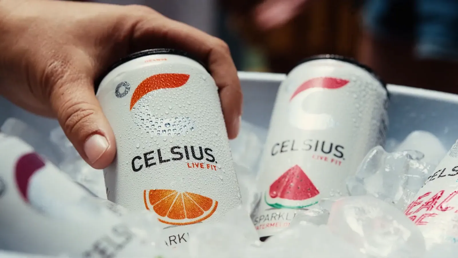 How Premium Product Advertising Video Gets Made 1 Celsius cans in a premium product advertising detail shot